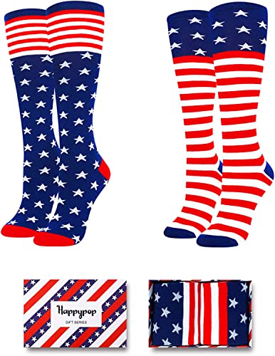 USA Flag Socks, Patriots Socks, 4th Of July Socks, Patriotic Socks, Patriots Gifts For Women, 4th Of July Gifts, American Flag Gifts, Independence Day Gifts - Image 3