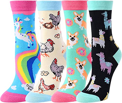 Best Gifts to Your Daughter, Funny Girls Socks for 4-7 Years Old, Girl Animal Socks Gifts for Animal Lovers, Birthday Gifts, Costume Parties Gifts, Christmas Gifts - Image 2