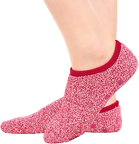 Fuzzy Anti-Slip Socks for Women Girls Non Slip Slipper Socks with Grippers, Cozy Slipper Socks Gifts For Women - Image 4