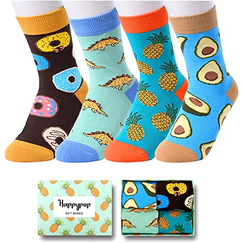 Funny Boys Socks 7-10 Years Boy Food Socks Gifts for Food Lovers, Best Gifts for Your Brother, Son, Grandson On Birthdays, Holidays, Children's Day, Christmas Gifts - Image 2