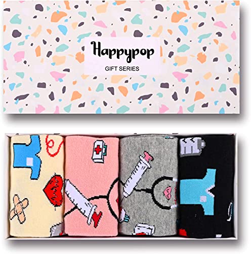 Women Doctor Socks, Medical Student Gift, New Doctor Gift, Future Doctor Gifts, Doctor Graduation Gifts, Nurse Gifts, Health Theme Socks - Image 2