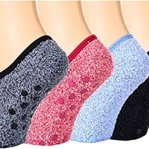 Alternative view of Fuzzy Anti-Slip Socks for Women Girls Non Slip Slipper Socks with Grippers, Cozy Slipper Socks Gifts For Women