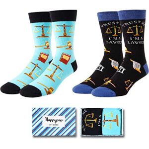 Alternative view of Attorney Socks for Men, Ideal Gifts for Lawyer Gifts, Law School Graduation Gifts, Law Students, Attorney Gifts for Men, Novelty Lawyer Socks