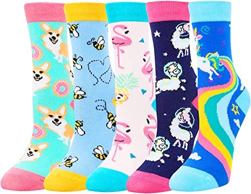 Crazy Novelty Girls Socks Girl Animal Sock, Funny Animal Gifts for Girls 4-7 Years Old, Best Gifts to Your Daughter, Birthday Gifts, Christmas Gifts - Image 2