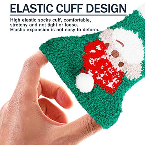 Women's Fuzzy Fluffy Slipper Socks, Unique Christmas Gift for Her, Custom Gift for Daughter, Christmas Gift for Girlfriend, Perfect Gift for Wife , Xmas Gift for Mom - Image 3