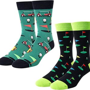 Alternative view of Fun Socks for Men, Sport Socks, Unique Golf Gifts for Golf Lovers, Novelty Golf Socks, Perfect Socks Gifts for Golf Enthusiasts