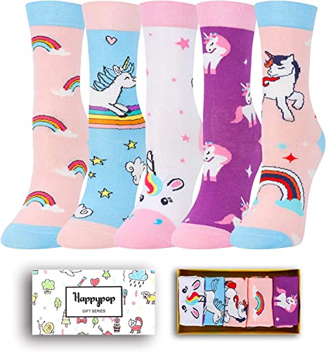 Unicorn Lover Gifts for Girls Unicorn Gifts for Children Fun Girls Novelty Unicorn Socks, Gifts for 7-10 Years Old Girl - Image 3