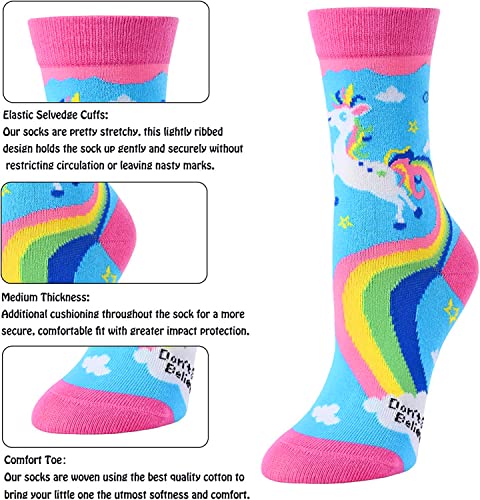 Best Gifts to Your Daughter, Funny Girls Socks for 4-7 Years Old, Girl Animal Socks Gifts for Animal Lovers, Birthday Gifts, Costume Parties Gifts, Christmas Gifts - Image 4