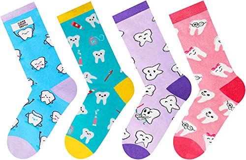 Dentist Gifts, Dental Socks , Tooth Socks Crew Socks, Teeth Socks for Women, Dental Assistant Gifts, Teeth Gifts, Tooth Gifts - Image 4