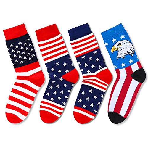 4th of July Gifts for Him, American Flag-themed Socks, Patriots Gifts, Independence Day Gifts for Men, USA Flag Enthusiast Presents, Patriotic Gift - Image 4