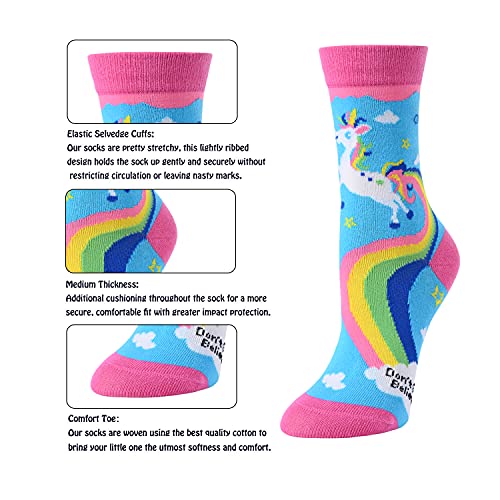 Best Gifts to Your Daughter, Birthday Gifts, Funny Animal Gifts for Girls, Christmas Gifts, Crazy Novelty Girls Socks, Gifts for 7-10 Years Old Girl - Image 4
