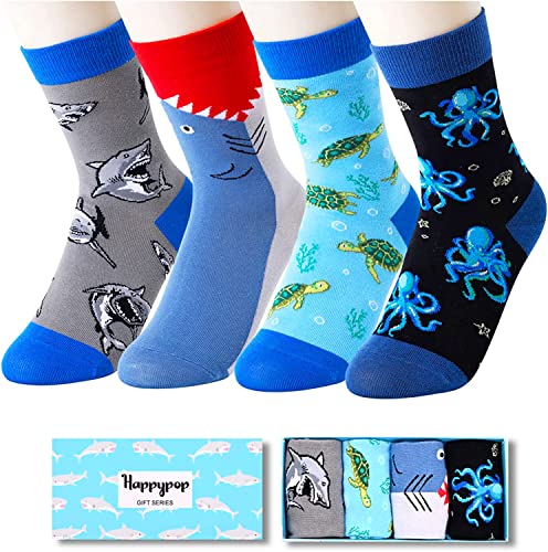 Crazy Kids Socks Funny Animal Socks Gifts for Boys Girls, Best Gifts for Children Animal Gifts, Birthdays Gifts, Children's Day Gifts, Christmas Gifts, Gifts for 7-10 Years Old - Image 2