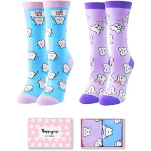 Teeth Socks, Dentist Socks, Dental Socks for Women, Unique Dental Student Gifts, Dental School Graduation Gifts, Dental Assistant Gifts, Teeth Gifts for Dentist Appreciation