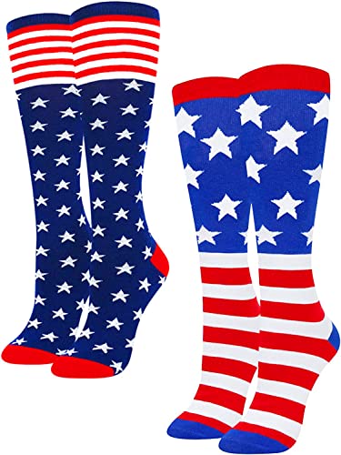 Independence Day Gifts, 4th of July Gifts, American Flag Gifts, Patriots Gifts for Women, Patriotic Socks, American Flag Socks, Patriots Socks, 4th of July Socks - Image 2