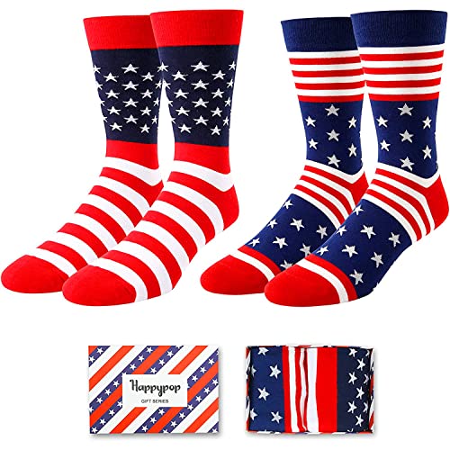 4th of July Socks, Independence Day Gifts for Men, Patriots Gifts, American Flag-themed Presents, Patriotic Socks, Unique Patriots Gifts - Image 2