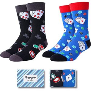 Alternative view of Men's Poker Socks, Playing Cards Socks, Poker Gifts, Casino Gifts for Poker Players, Gamblers Gifts, Funny Gambling Gifts for Poker Lovers