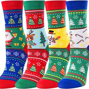 Alternative view of Holiday Socks for Boys Girls, Xmas Gifts, Santa Socks, Christmas Presents, Best Secret Santa Gifts, Funny Children Christmas Socks, Novelty Christmas Gifts for Kids, Stocking Stuffers